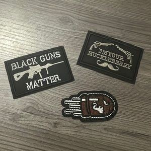 Gun & Shooting Themed Iron On Patches